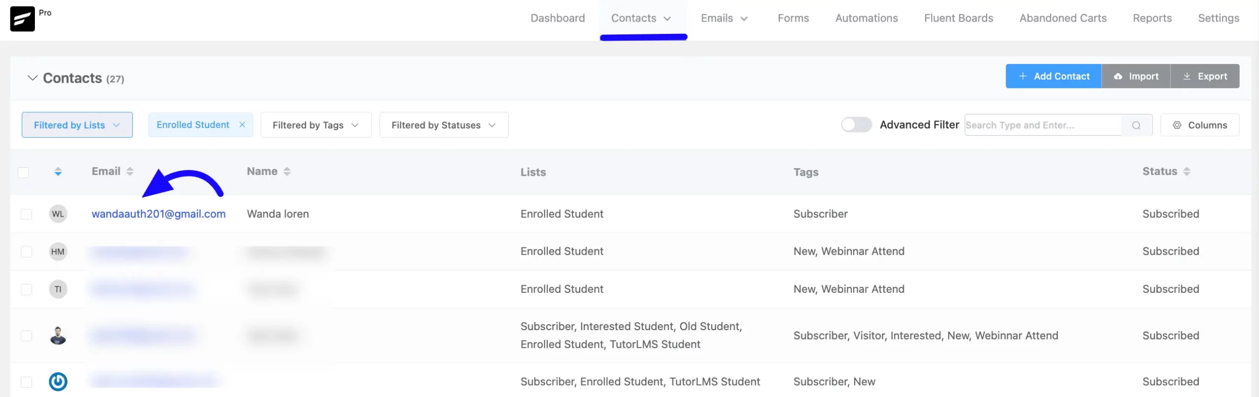 Connecting Fluent Forms from one domain with Fluent CRM to another domain step