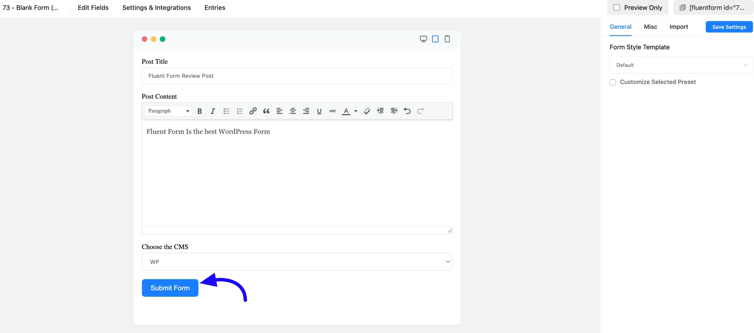 Preview Post use Meta Box Custom