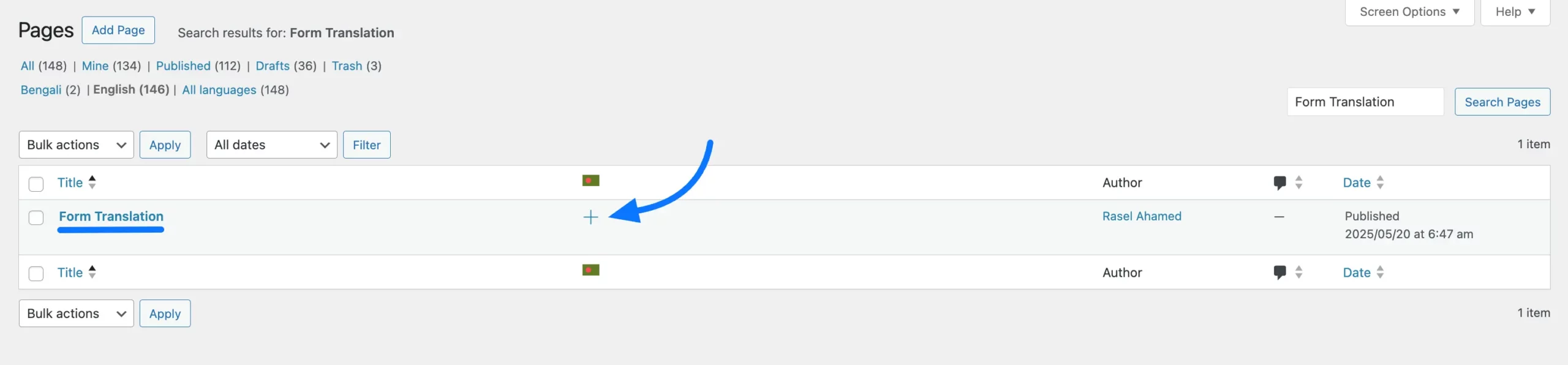 Translate Forms with WPML step