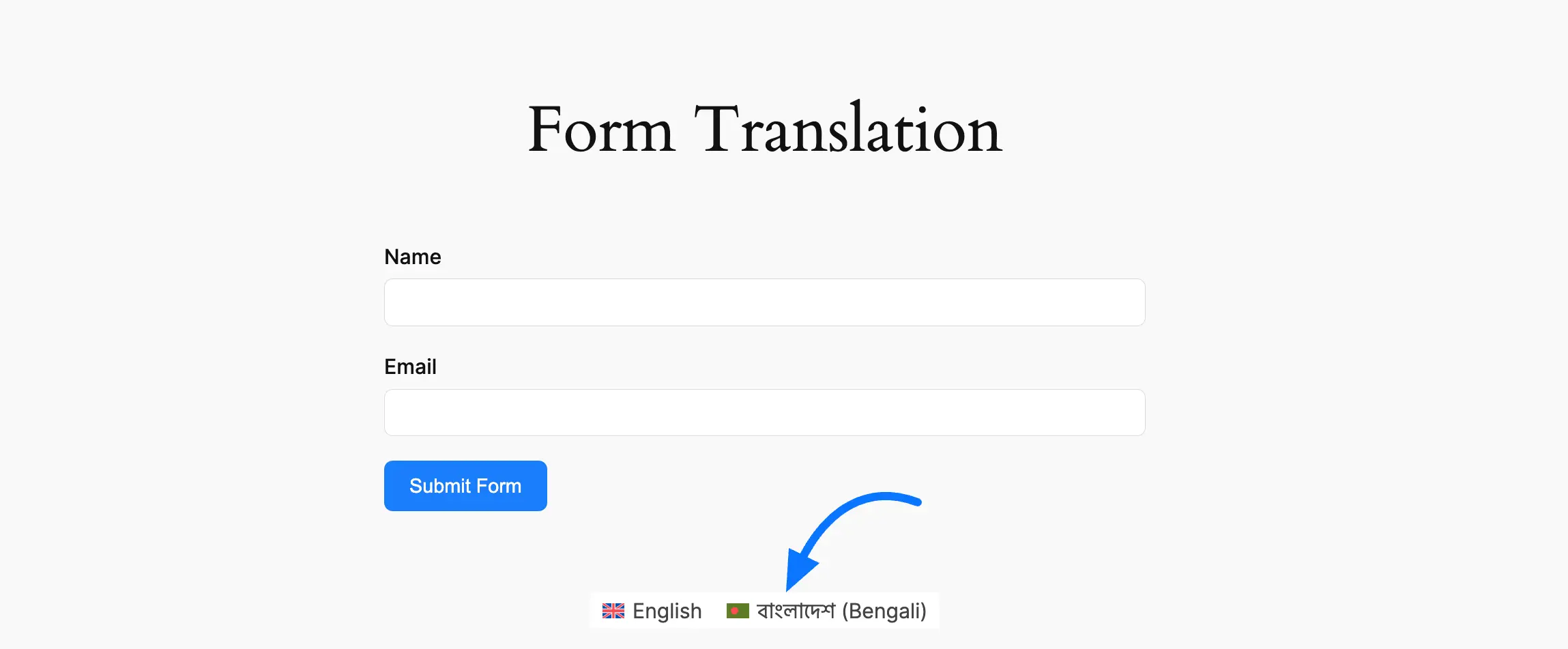 Translate Forms with WPML step