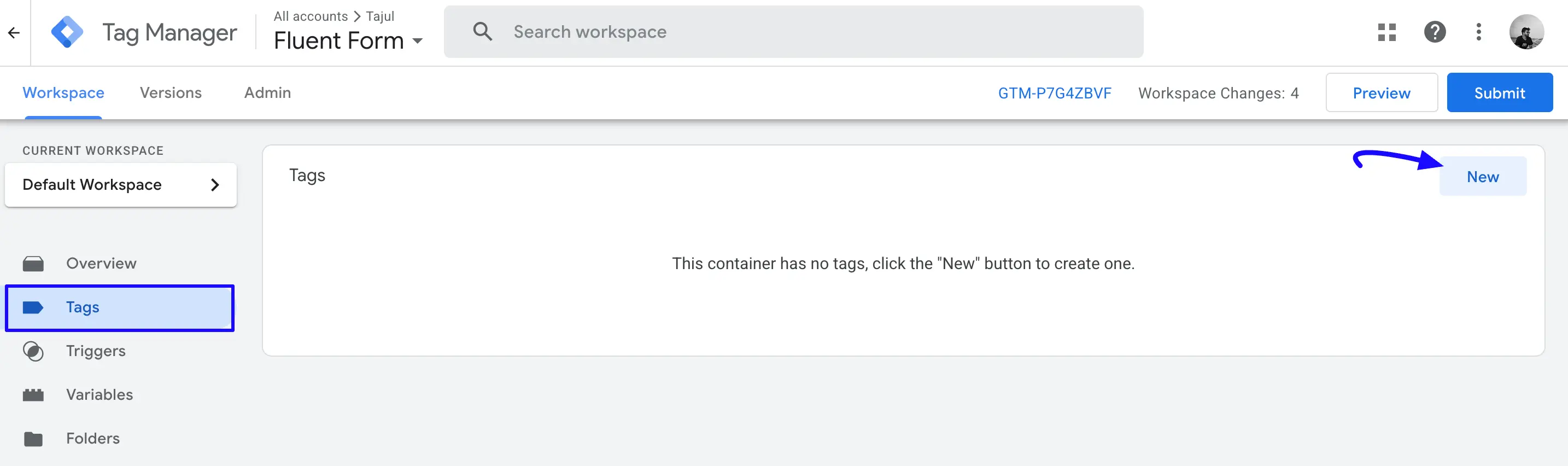 Add GTM Tags Wpmn Fluent Forms Event Tracking