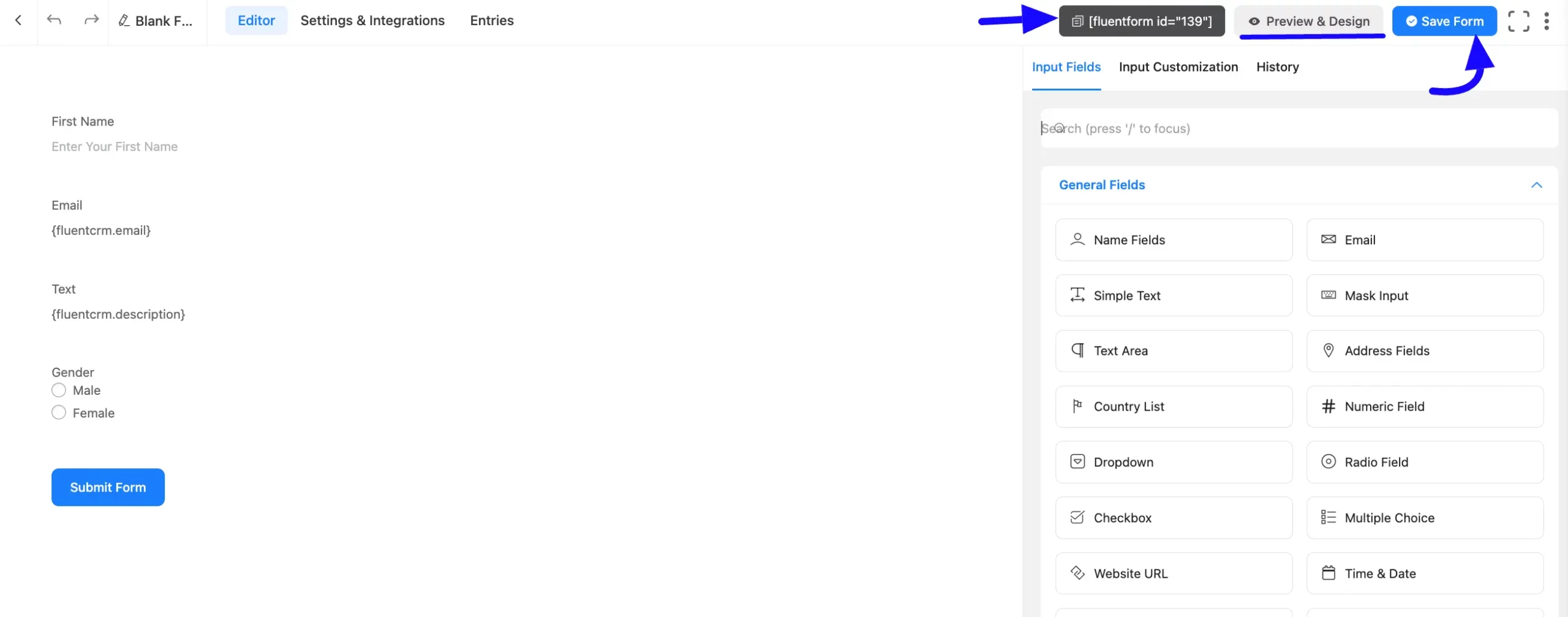 Save Pre-Fill Form Fields with