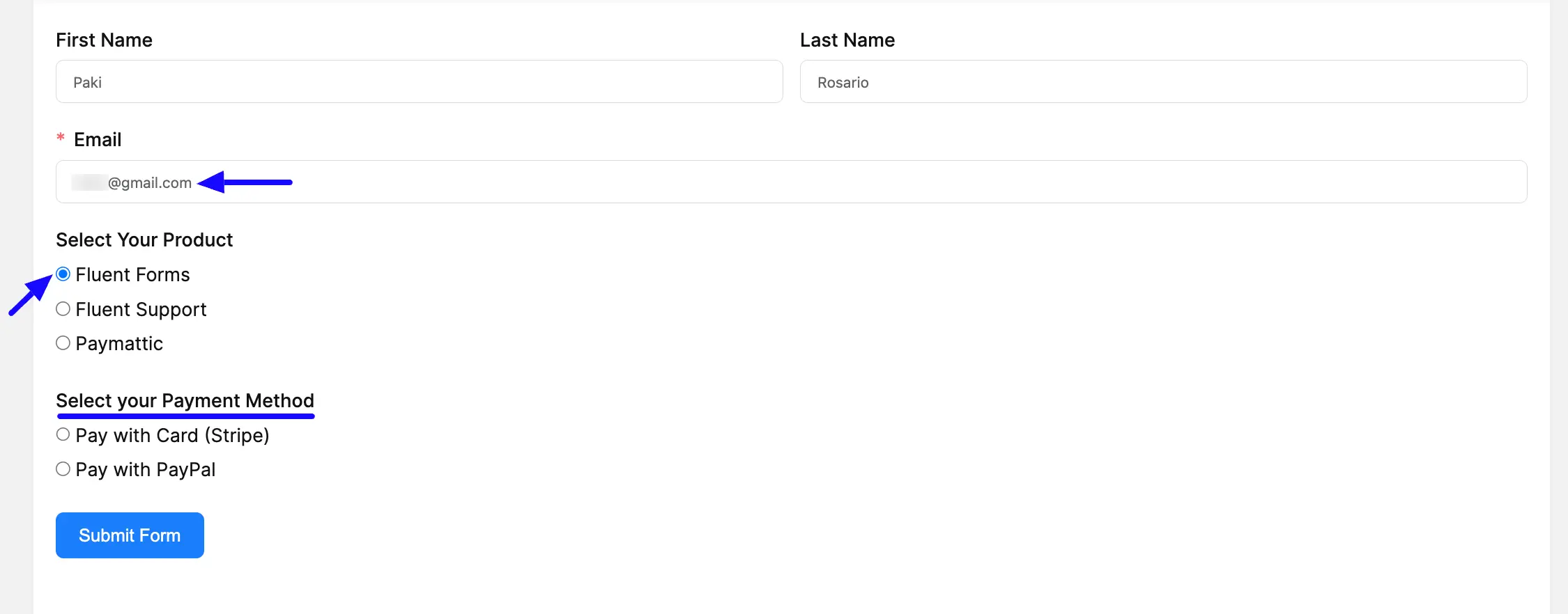 Preview All Conditional Set up Forms with