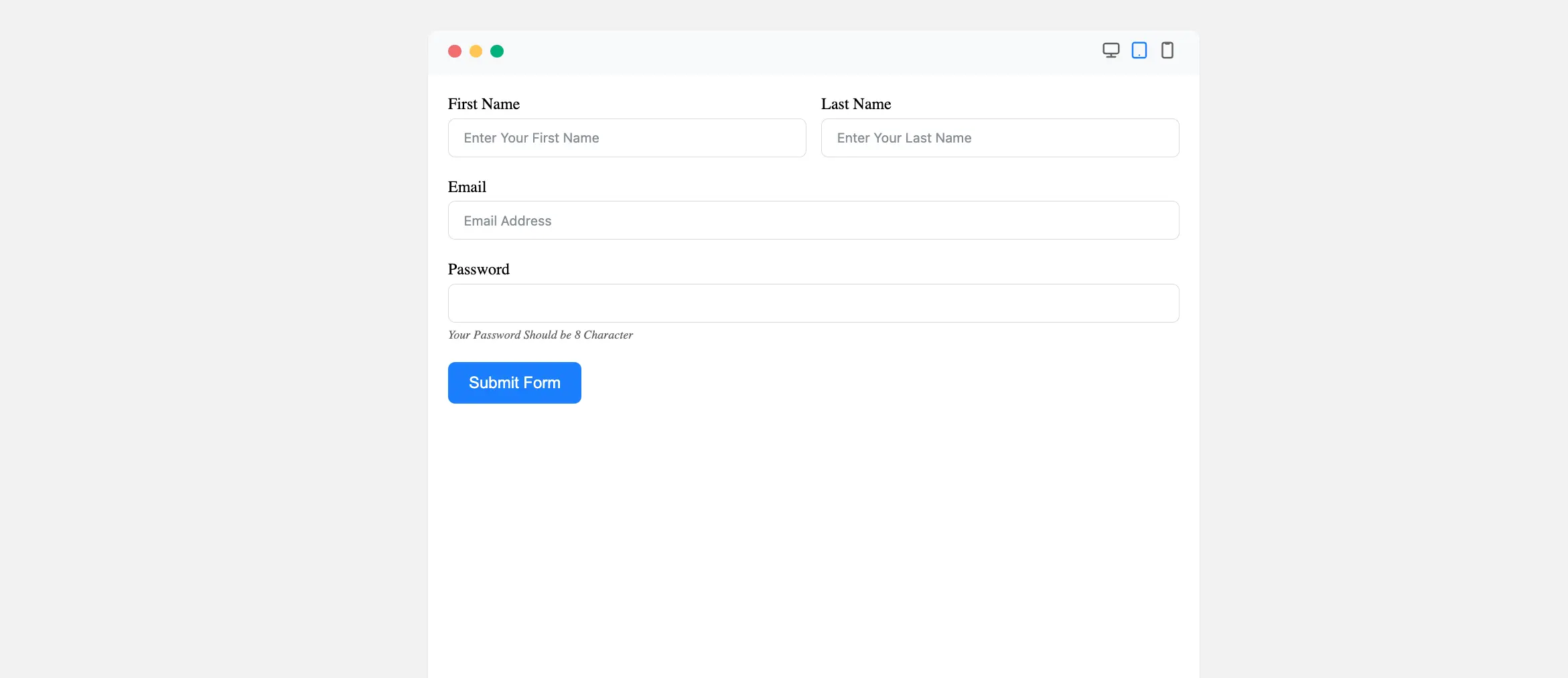 Help message preview