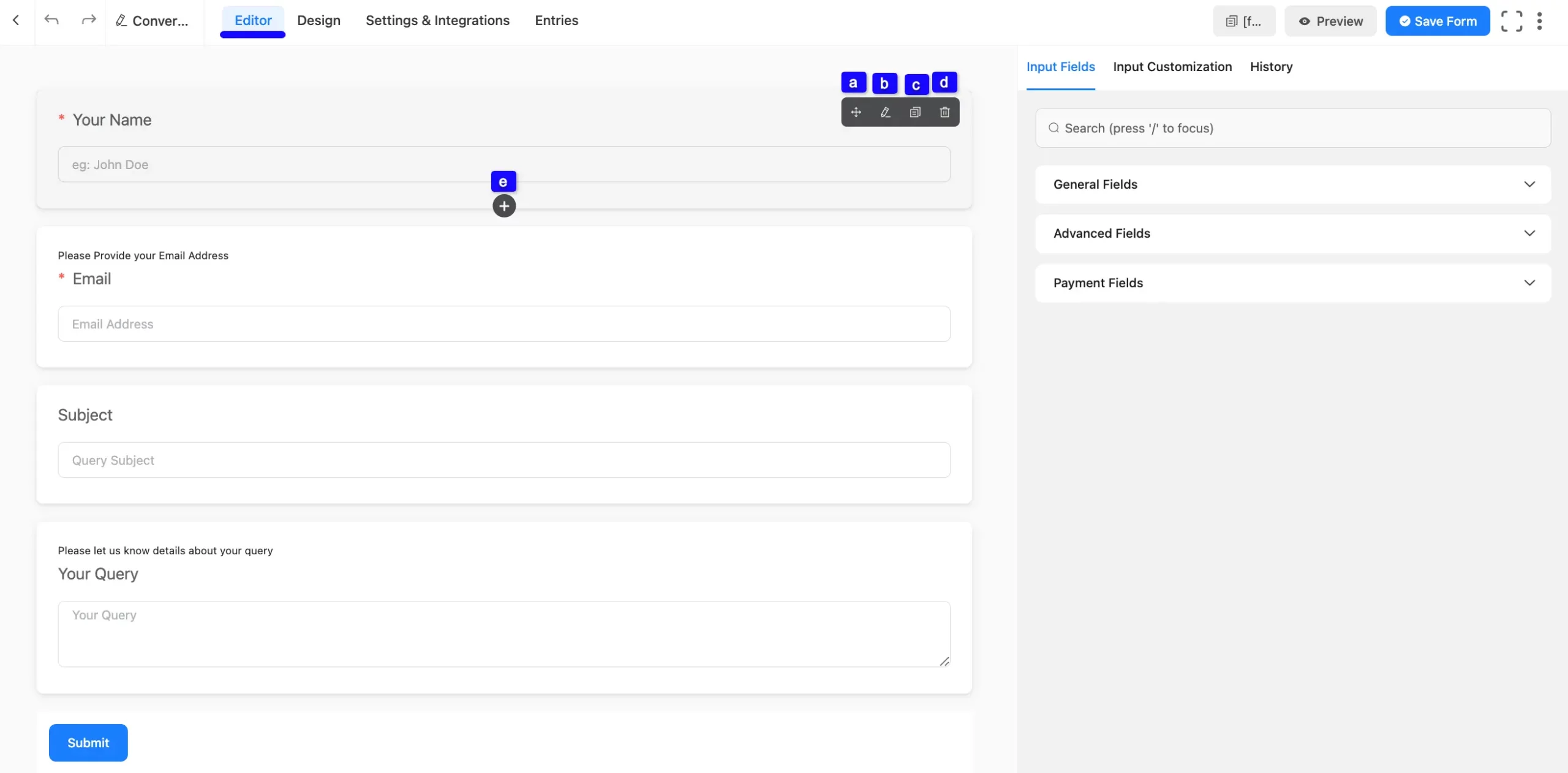 Conversational field tools