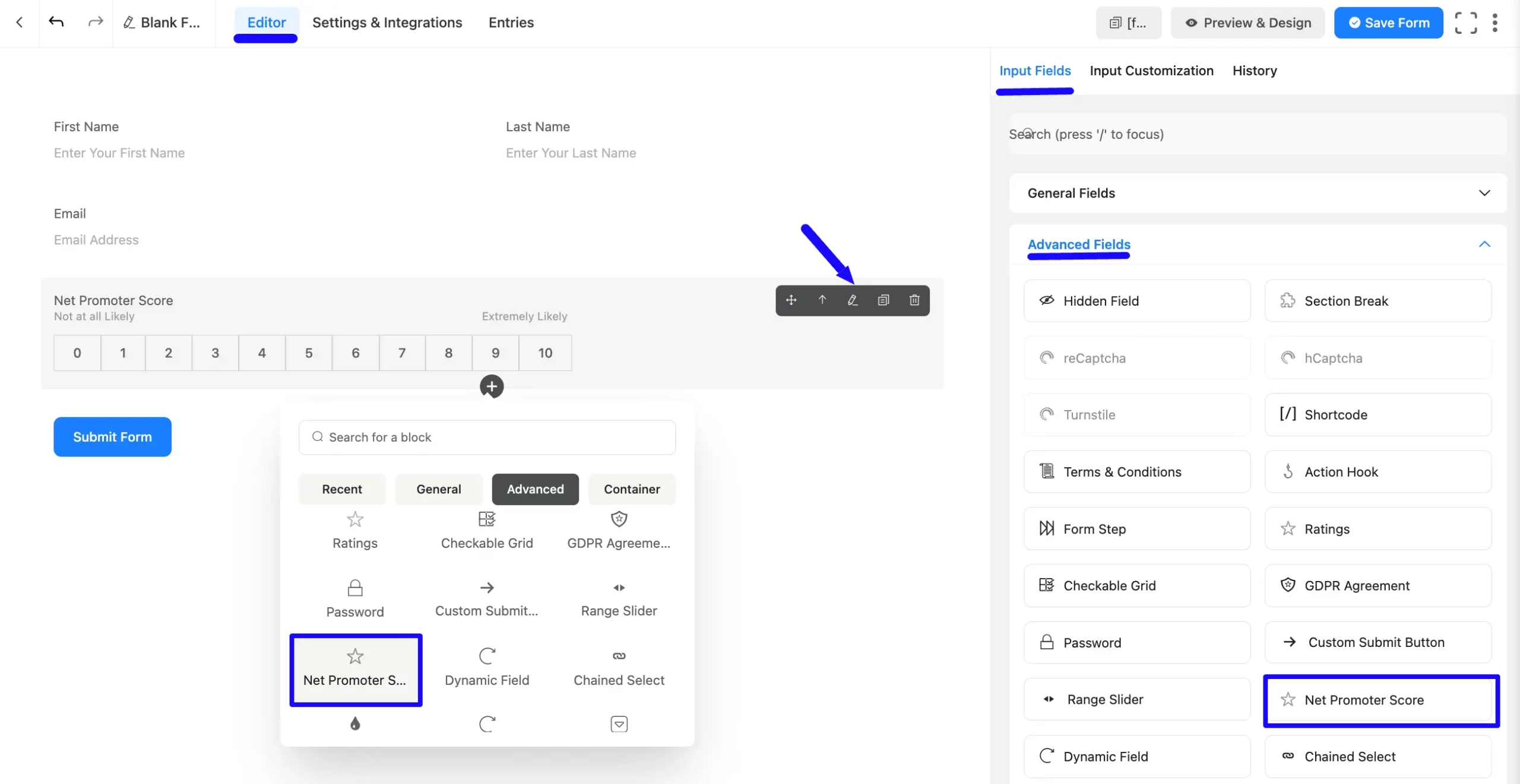 Adding Net Promoter
