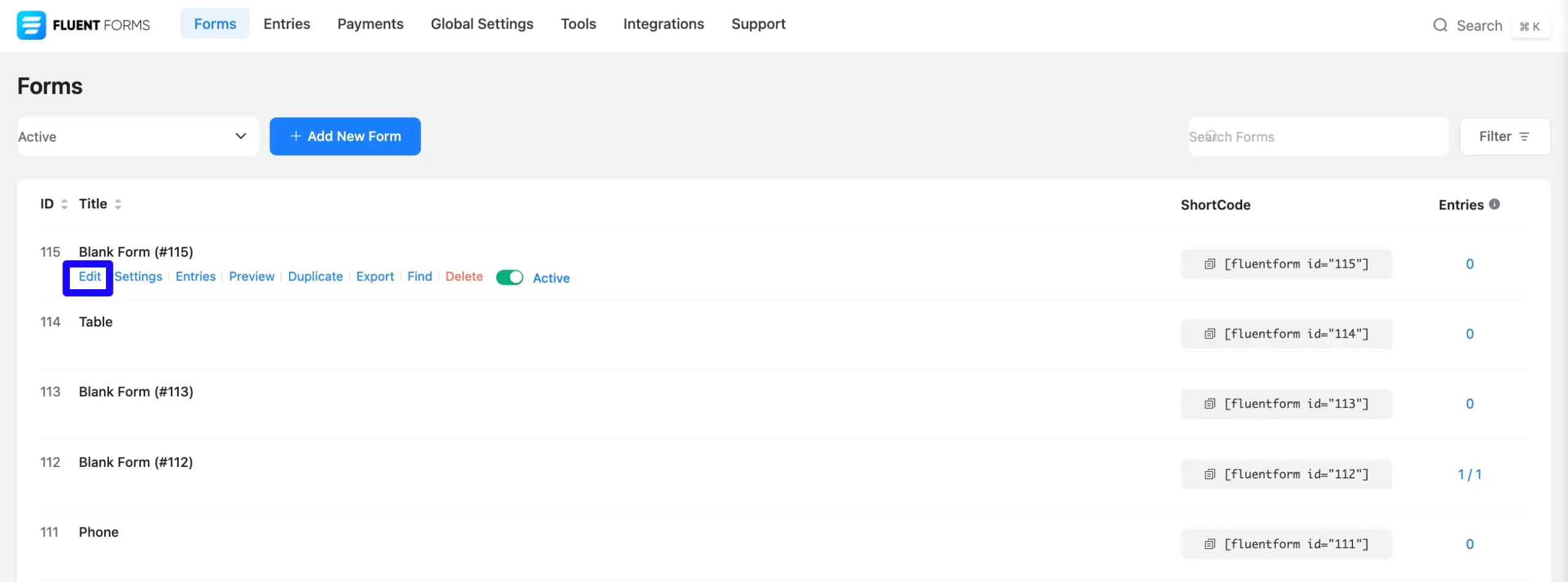 Edit form to add Ratings field