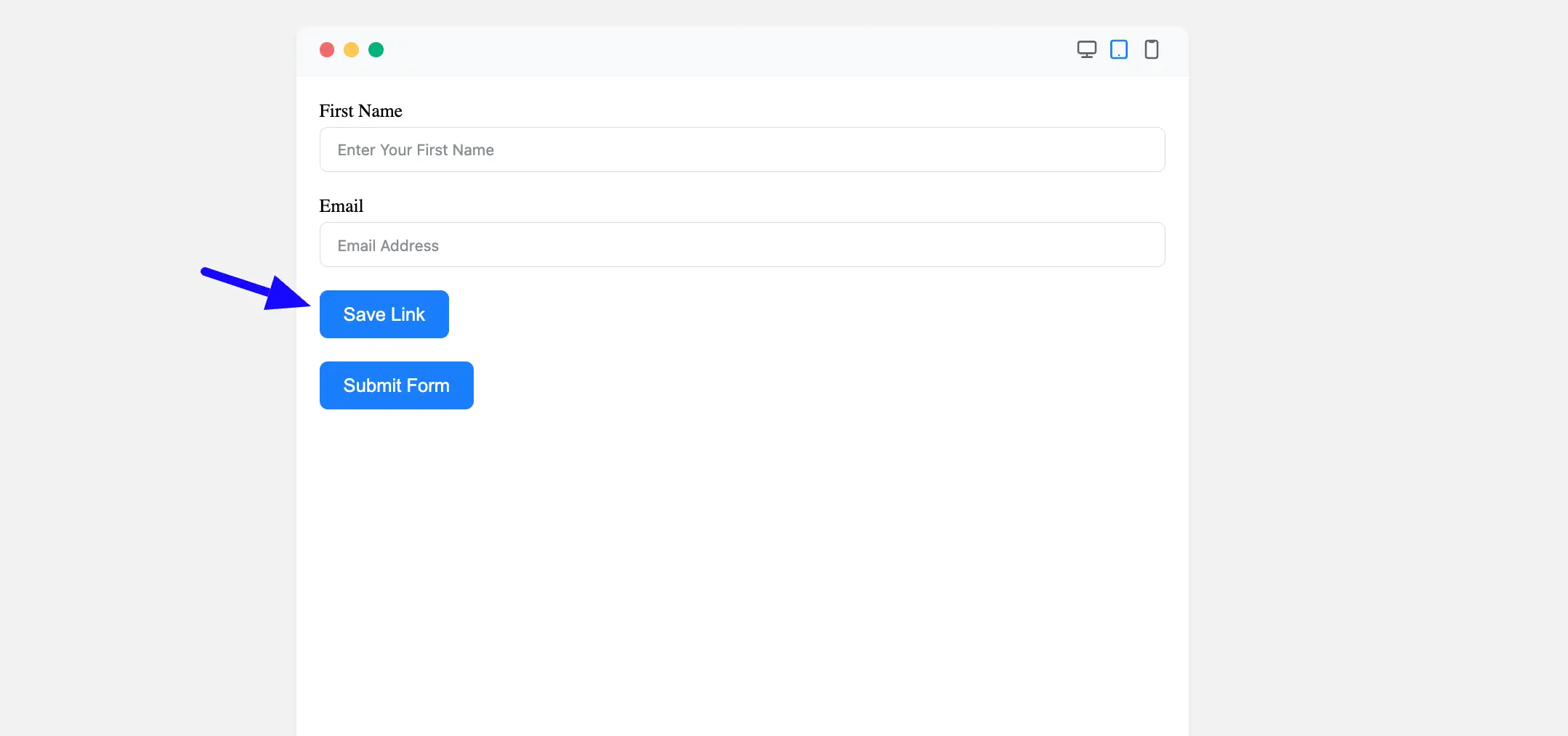 Preview Save Progress Button