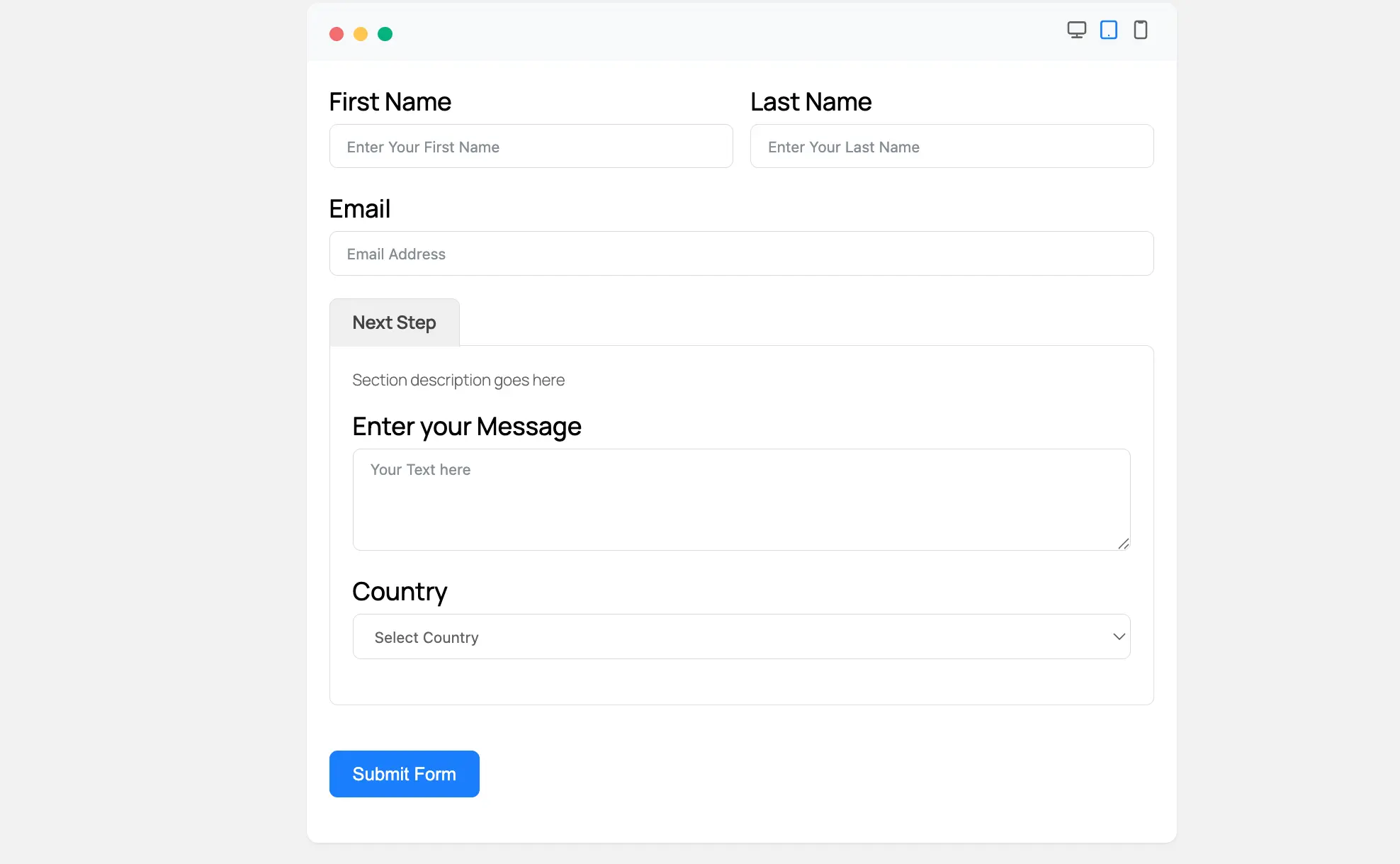 Final Fluent Forms