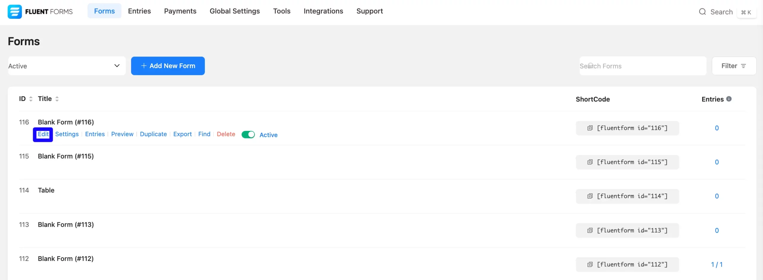 Edit Address Input Field