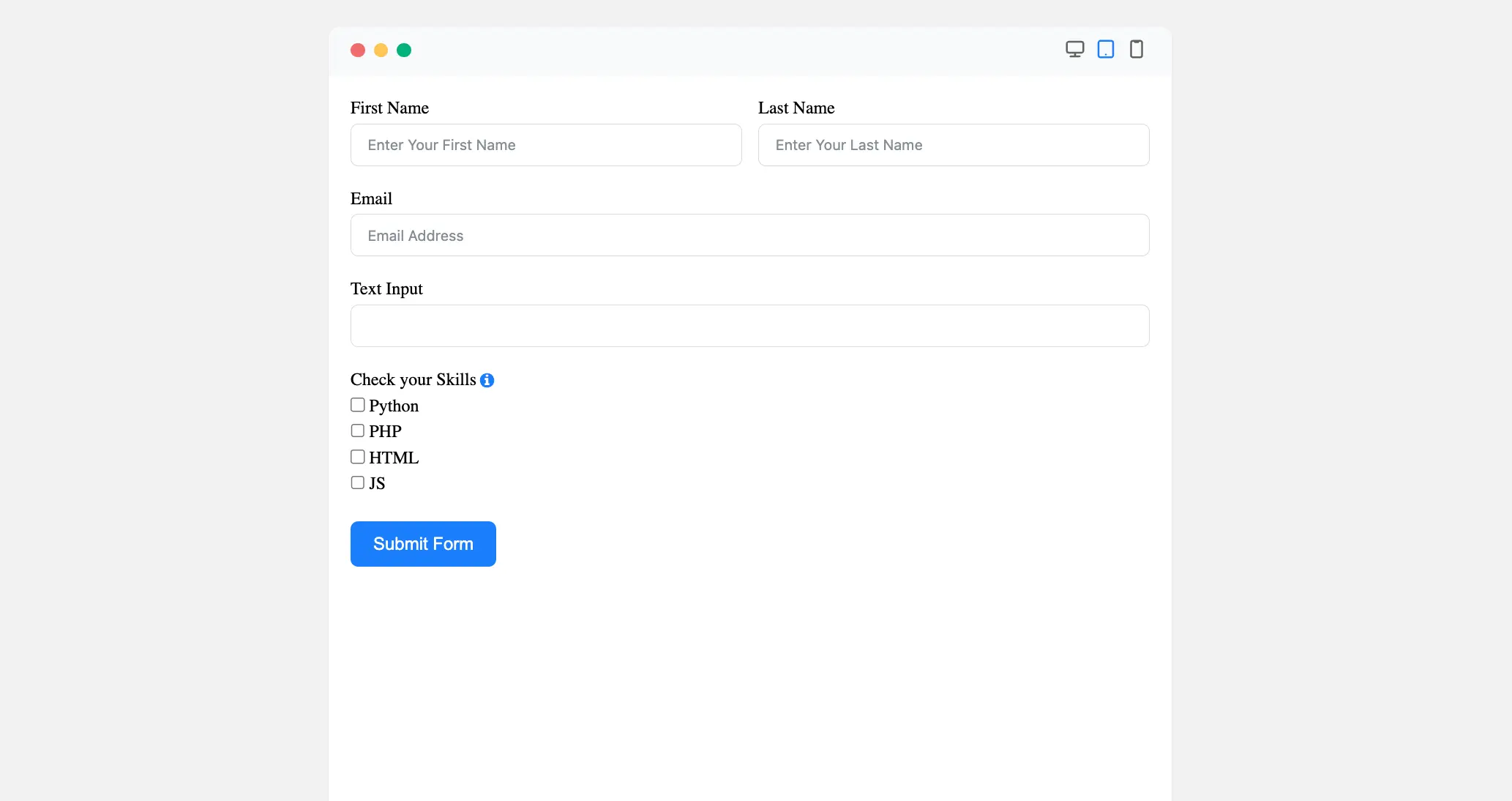 Preview Checkbox