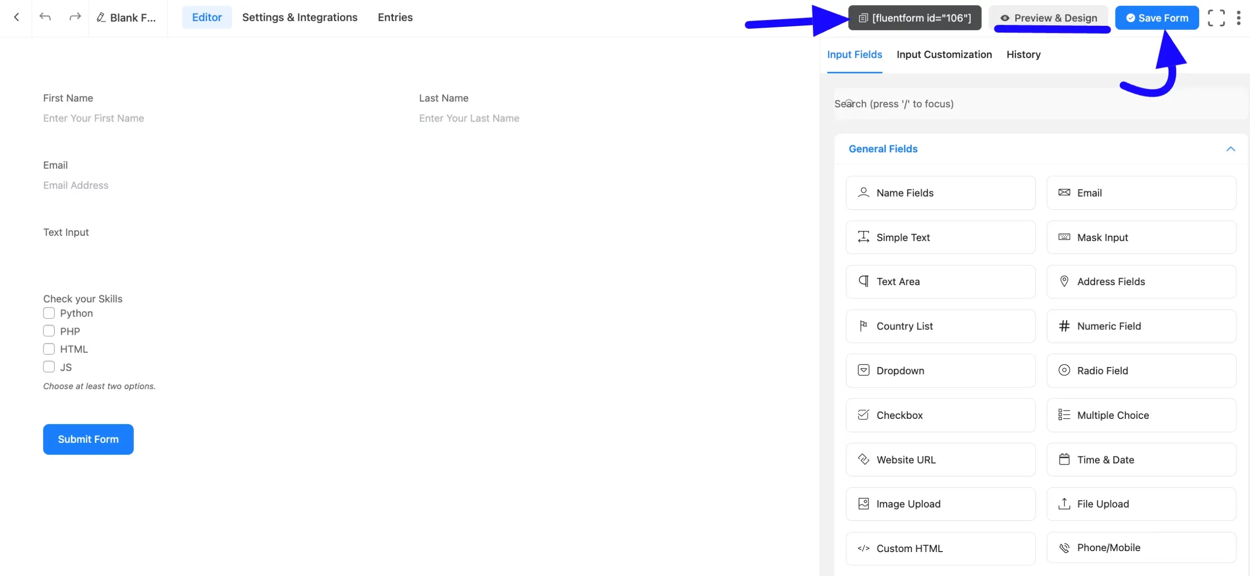 Save CheckBox Field