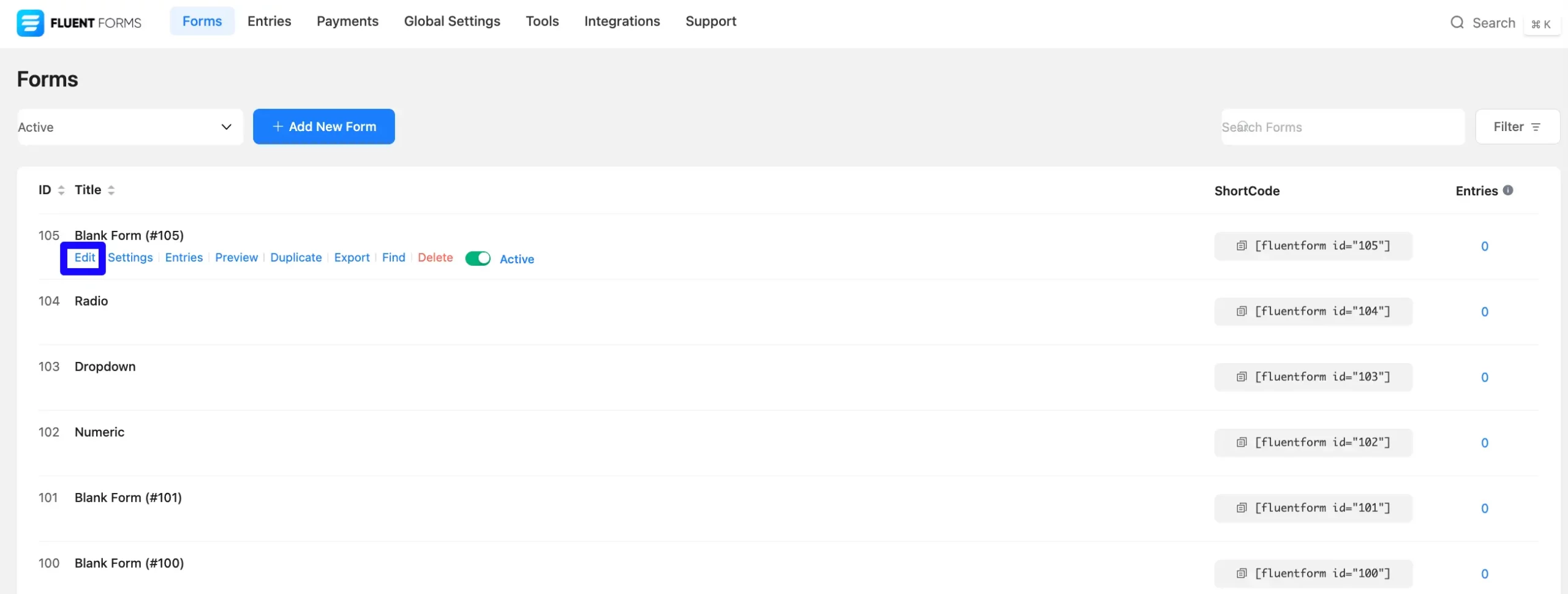 Edit Website URL Input Field