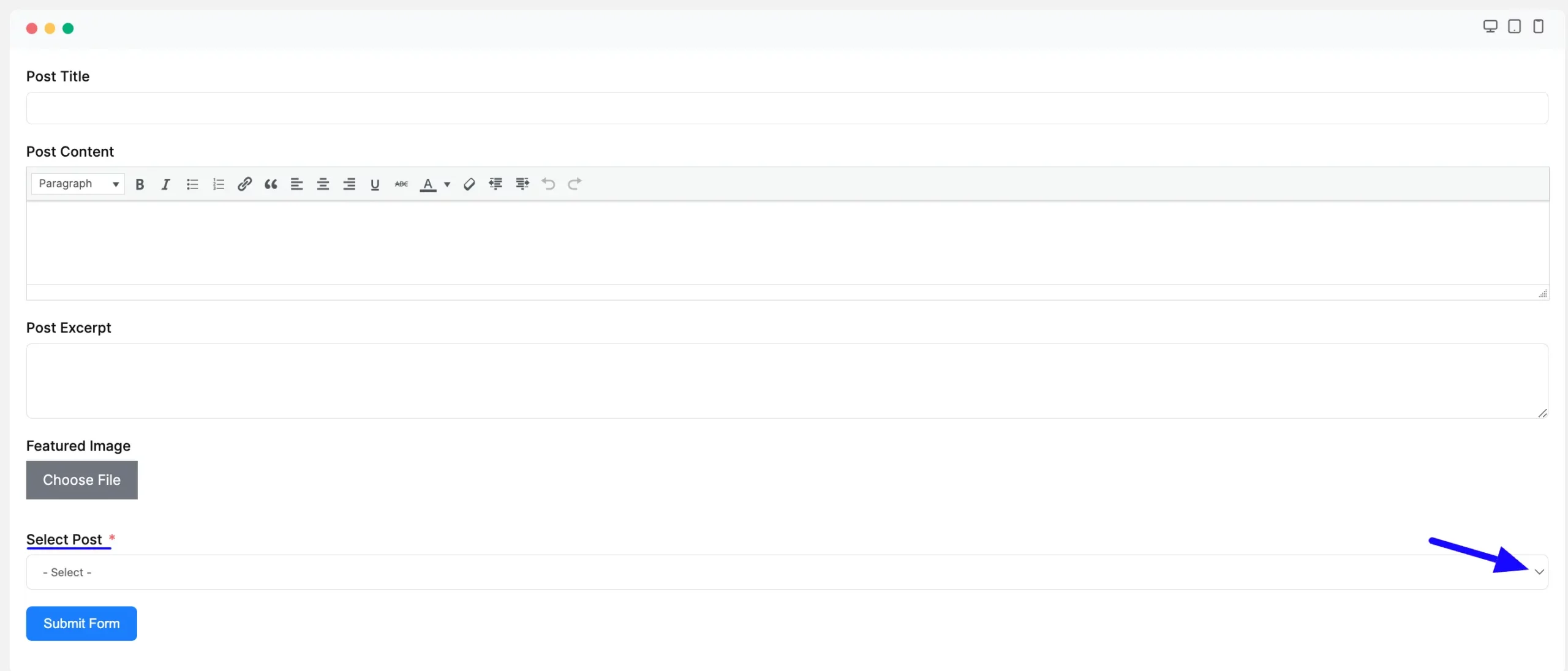 Preview Post Update Field in