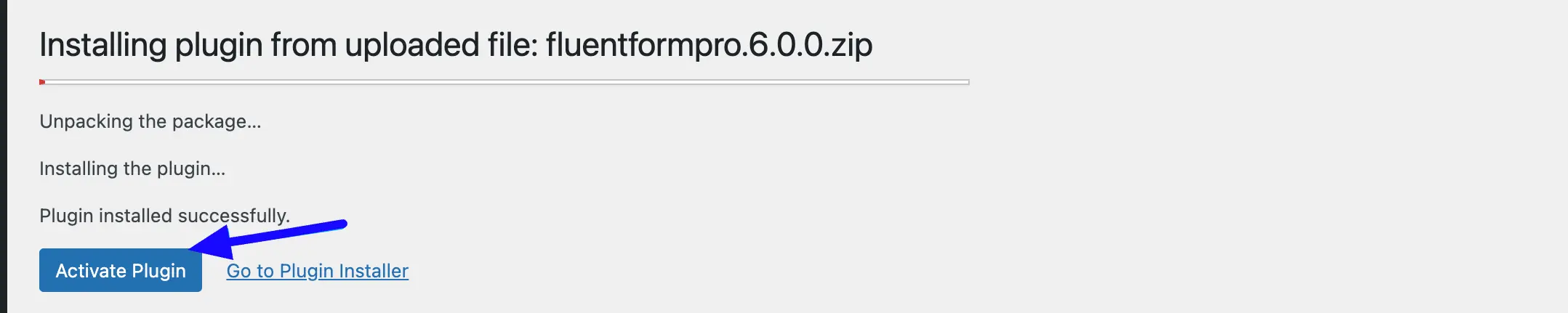 Activate Plugin