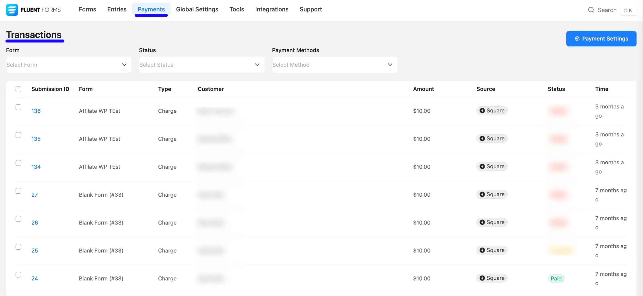 Payment