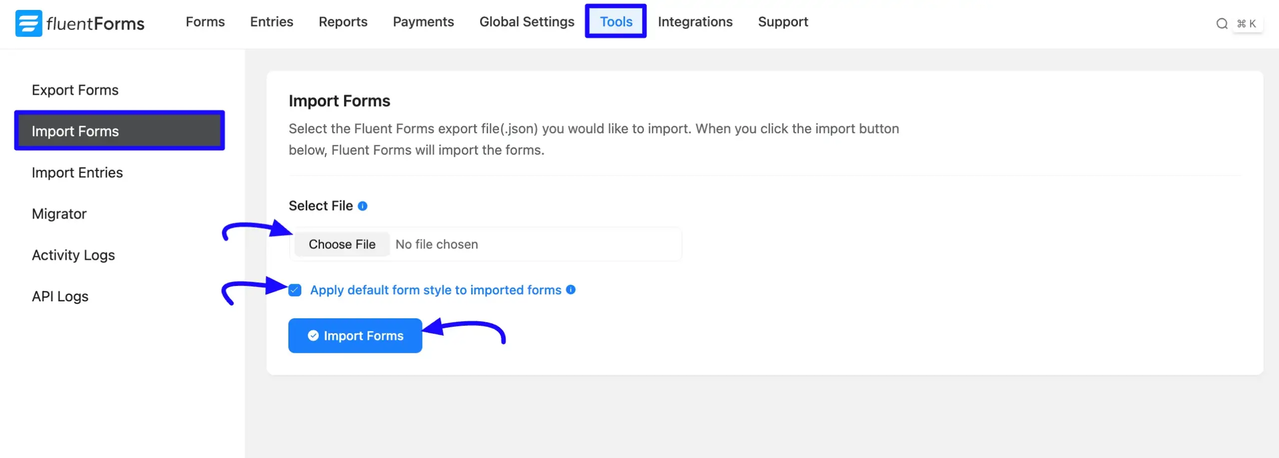 Imported Fluent Forms