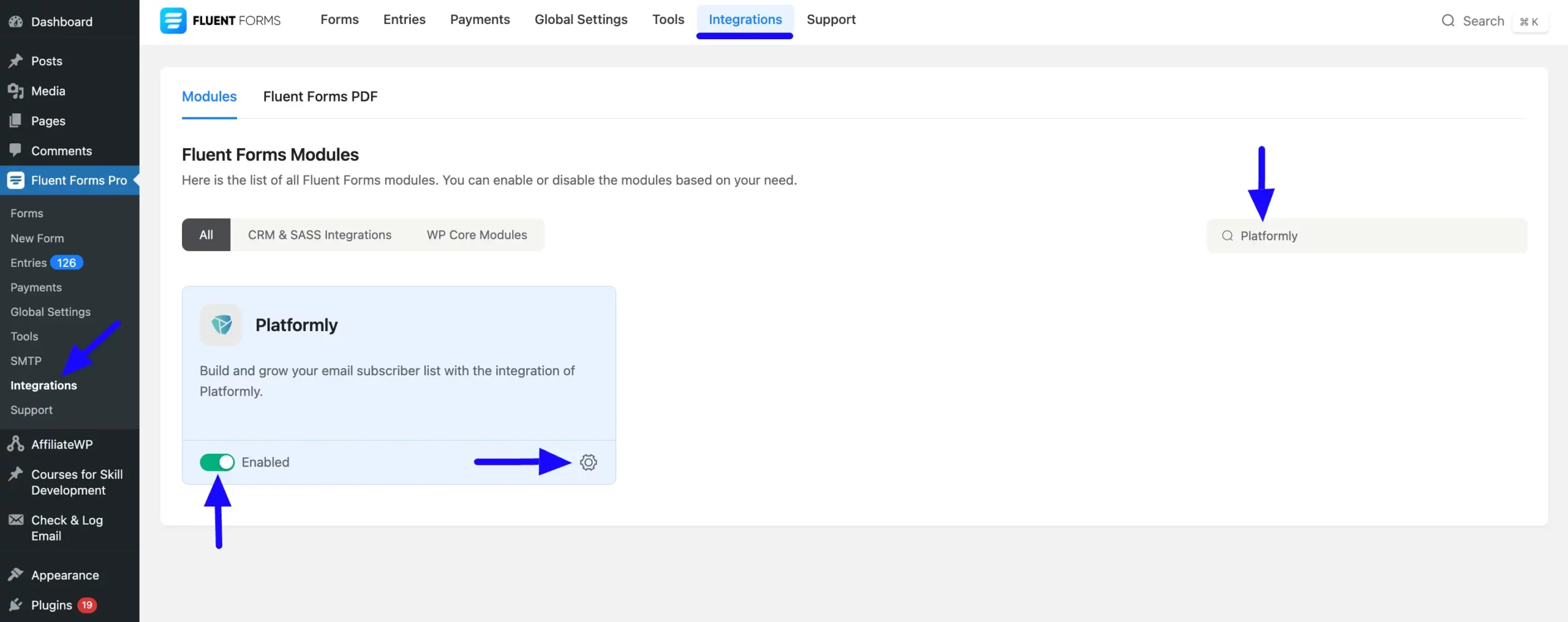 Enable Platformly Integrate Platformly