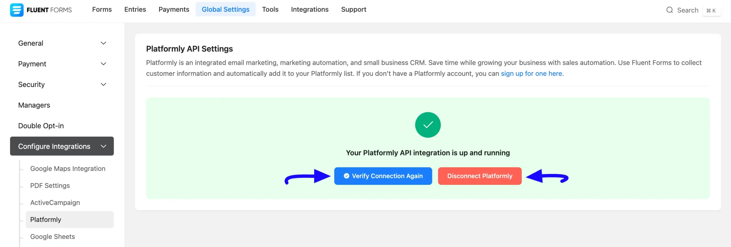 Verify Or Disconnect Platformly