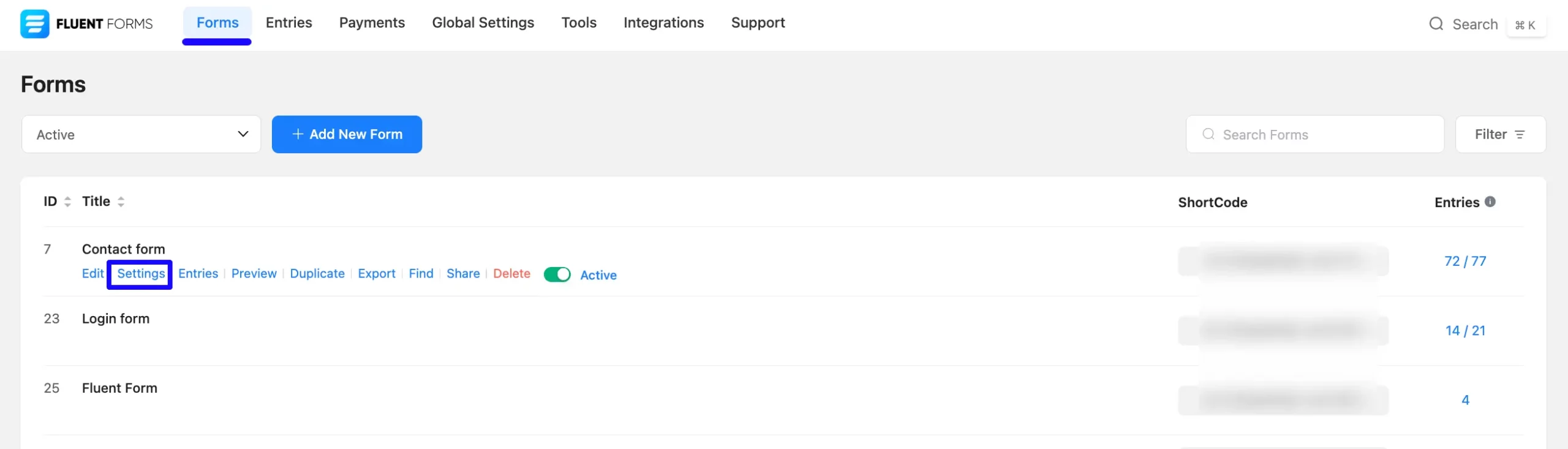 Open Settings Integrate Platformly