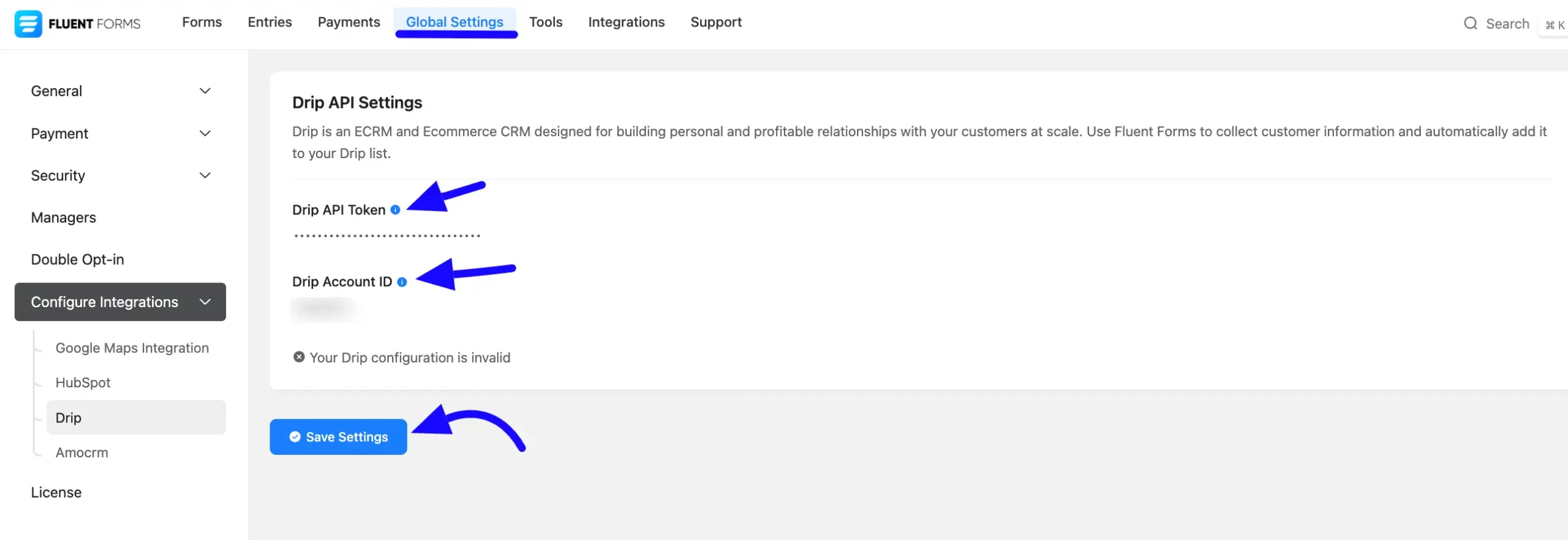 Paste API And ID