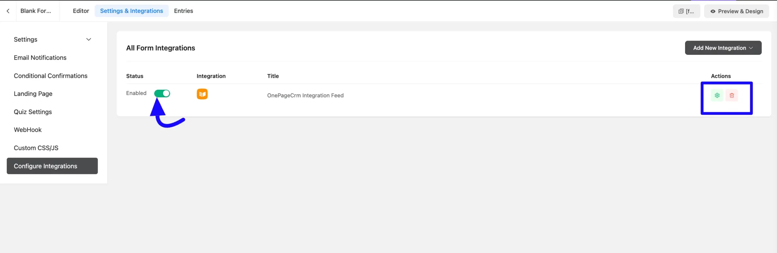 Toggle Integration