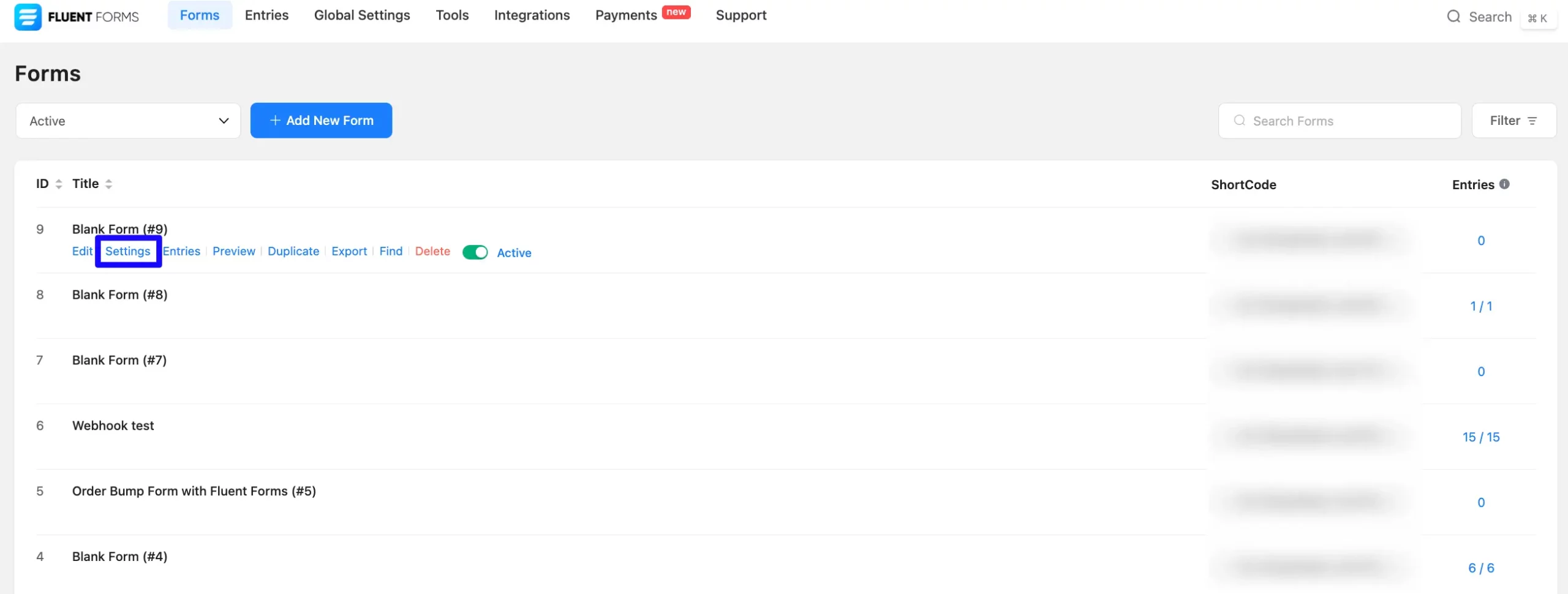 Settings Salesforce Integration