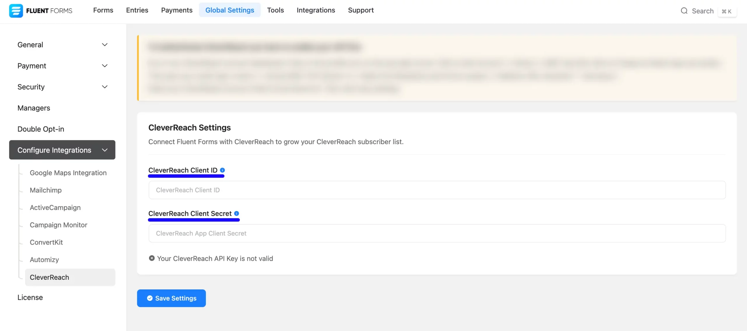 Cleverreach Client ID And Secret