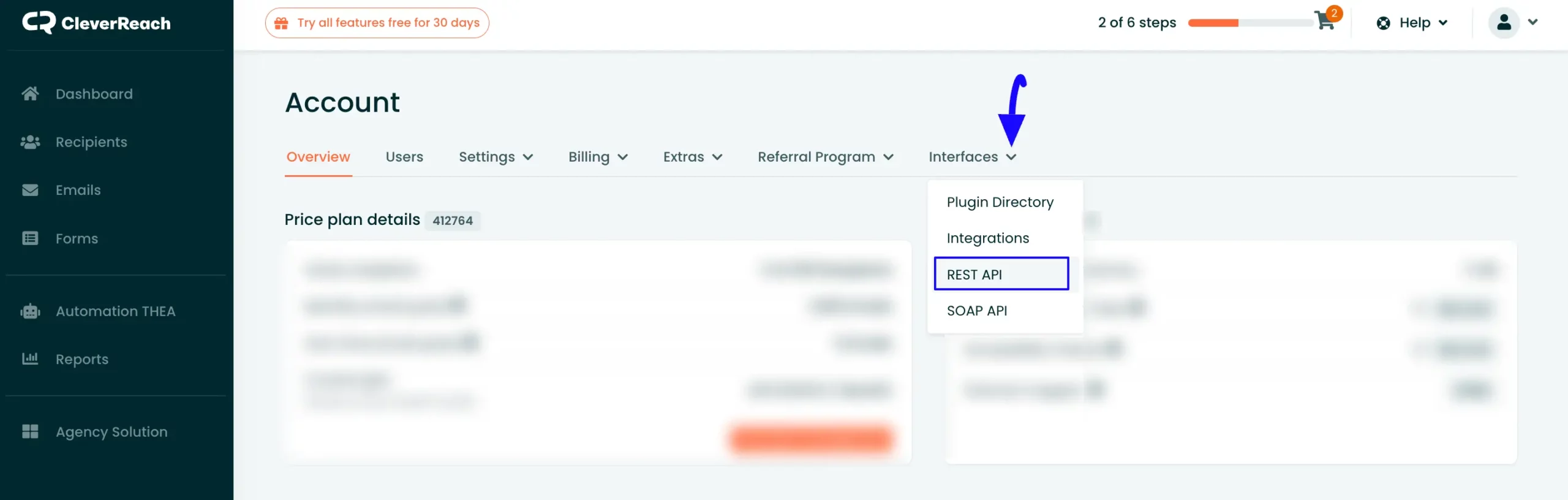 Rest API Option