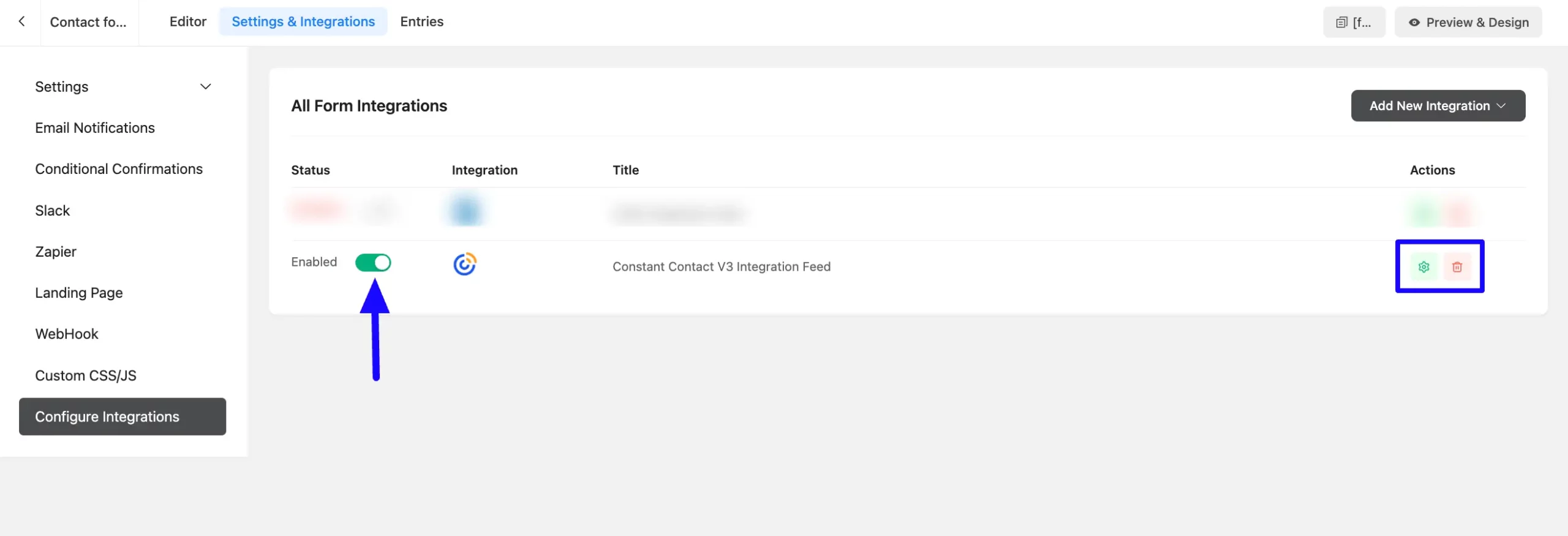 Added Constant Contact V3 Integration Feed