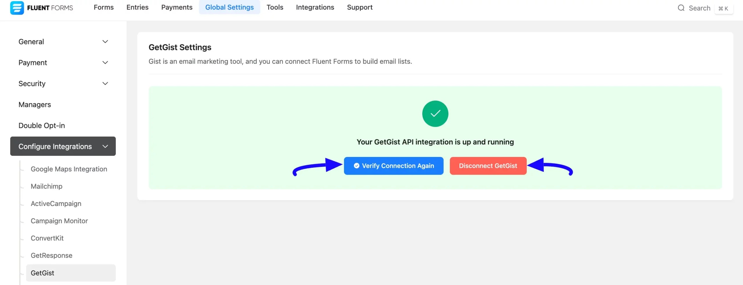 Verify Or Disconnect Button