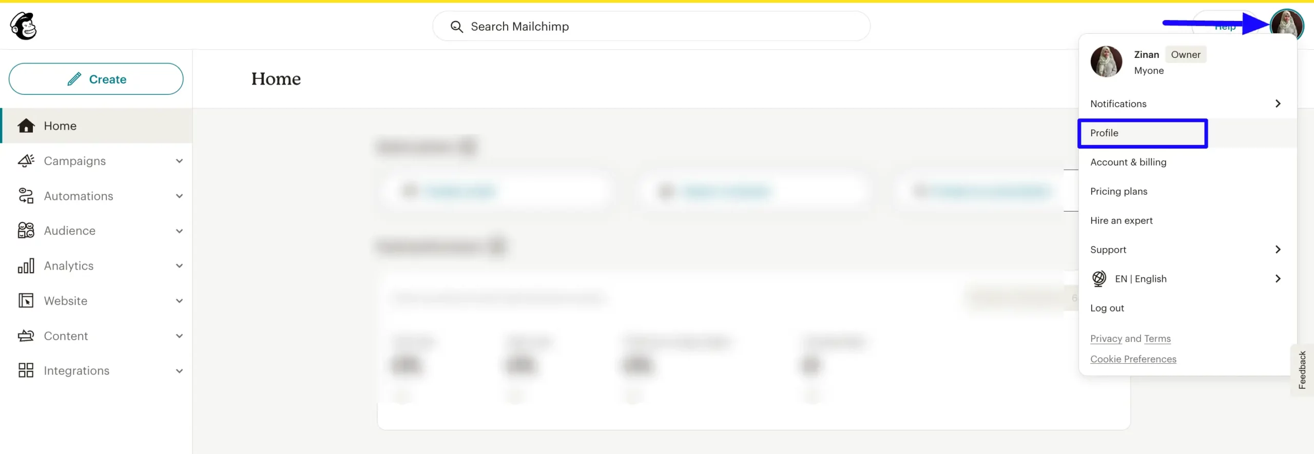 Profile Icon Mailchimp