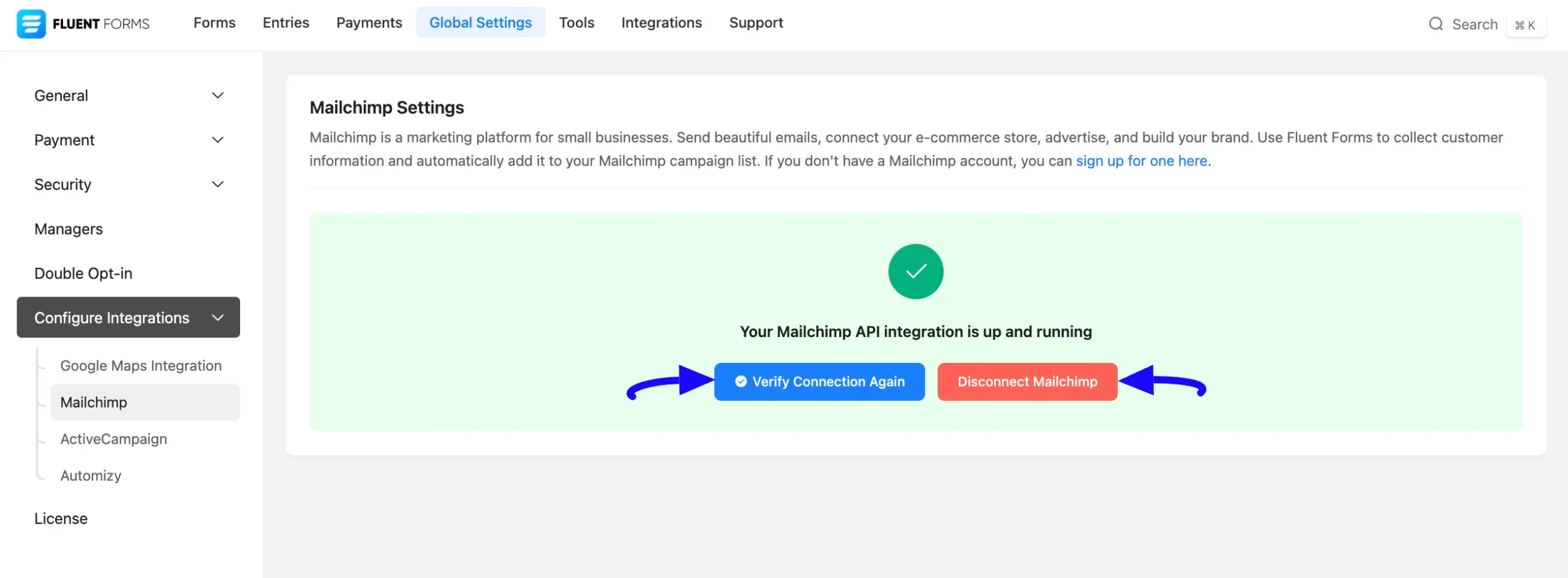 Verifydisconnect API Key