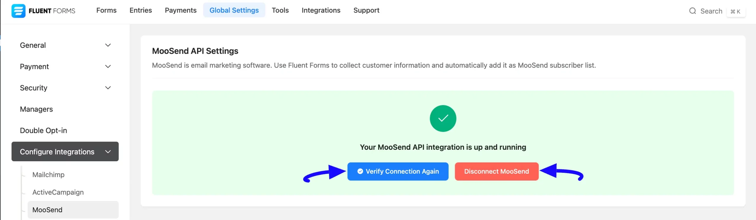 Verify Or Disconnect Button