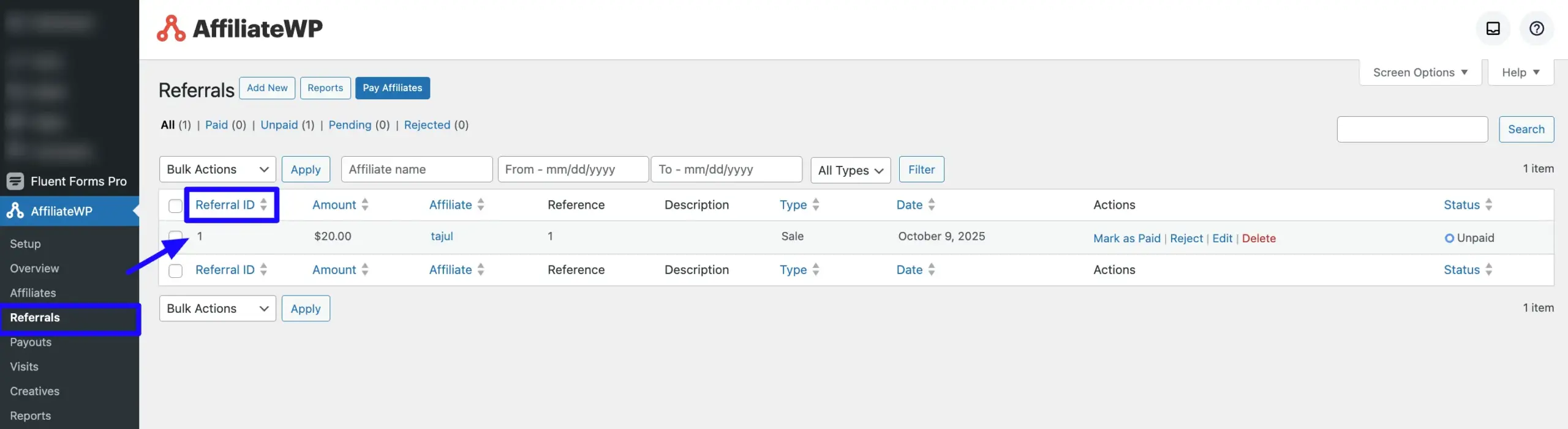 Referral Submit