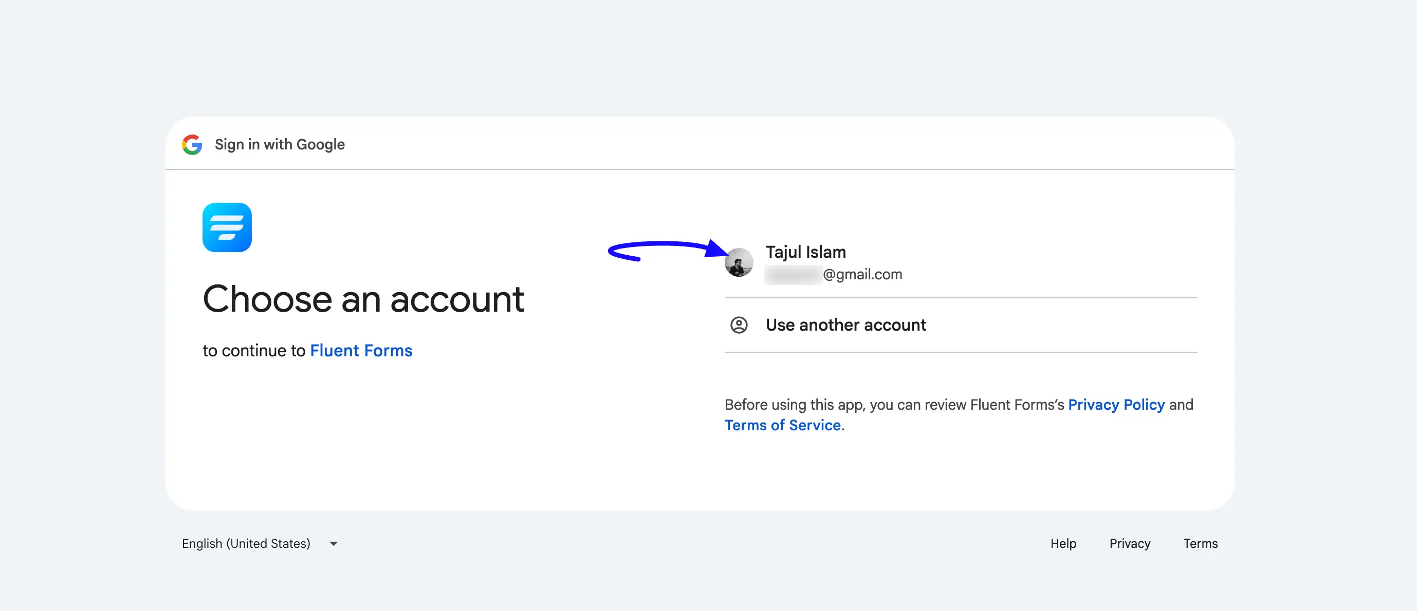 Gmail Fluent Forms