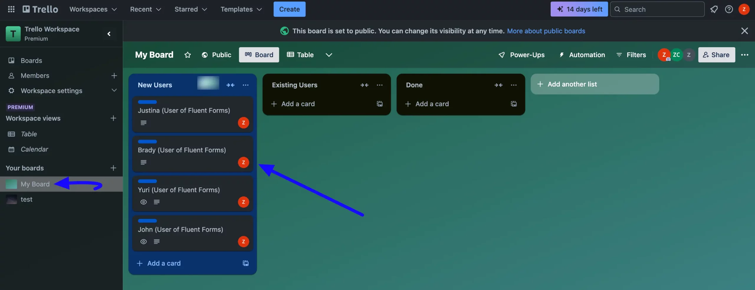 Preview Added Cards Integrate Trello