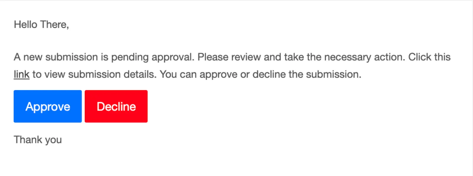Admin Approval Feature step