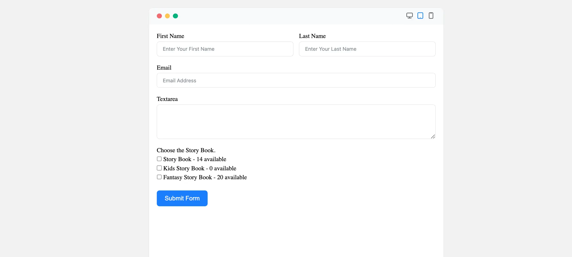 Preview Fluent Forms Inventory Module