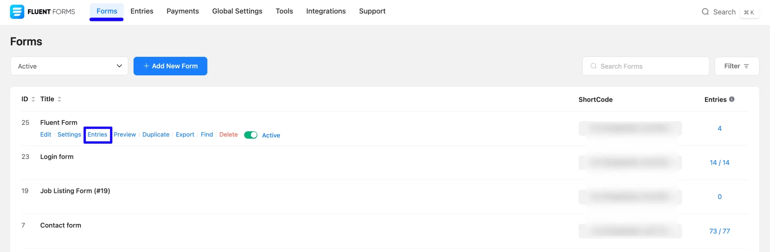 Open Entries Fluent Forms Not Sending