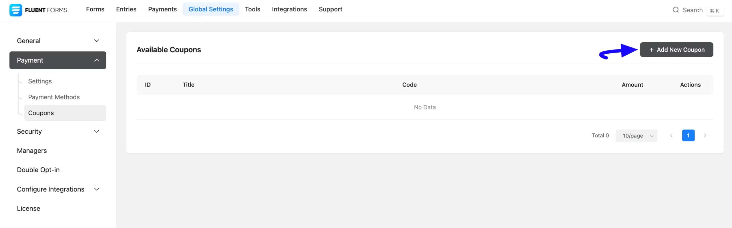 Add Coupon Button