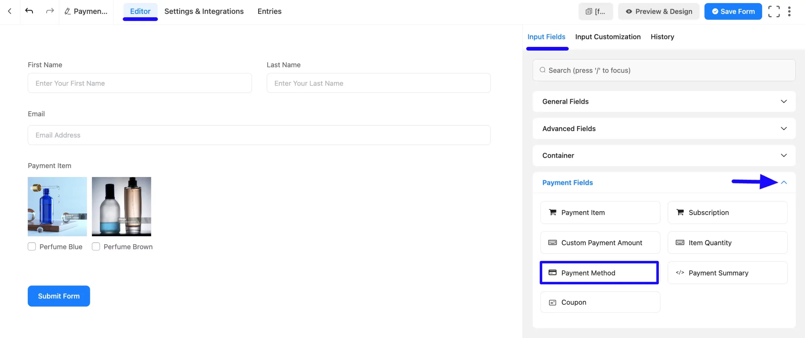 Add Payment Method