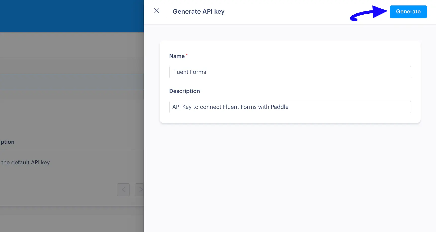 Generate Button