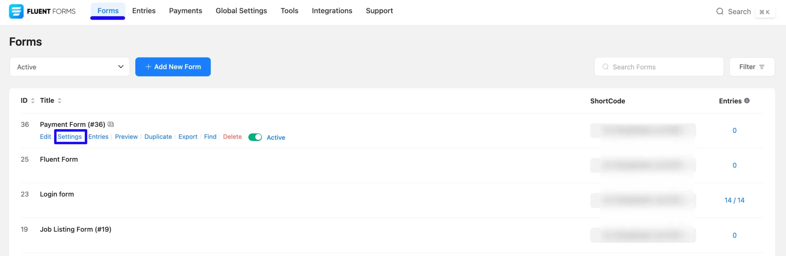 Open Settings Integrate Paddle