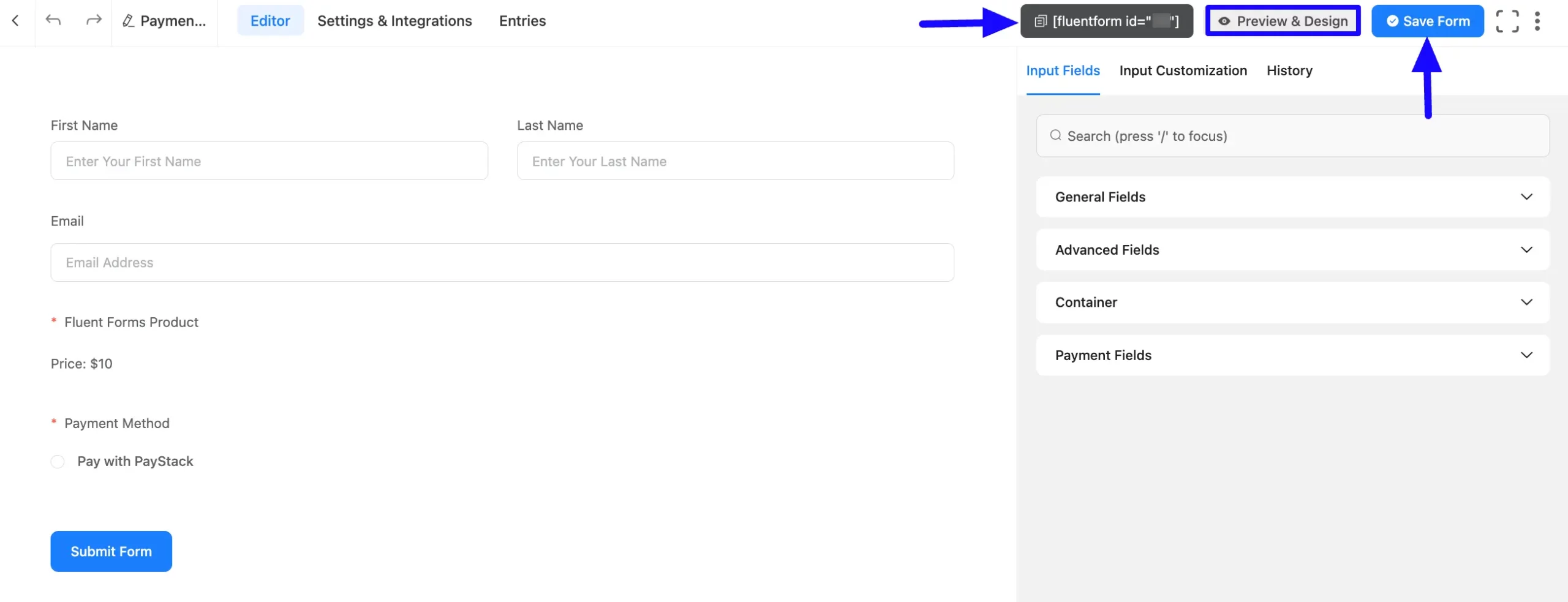 Save Integrate Paystack