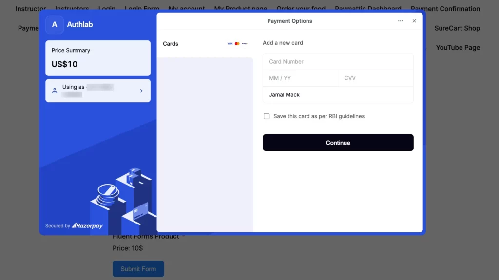 Razorpay Payment Popup 1024x575