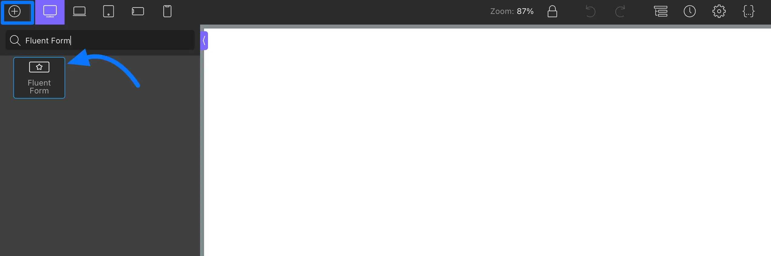 Search Fluent Forms