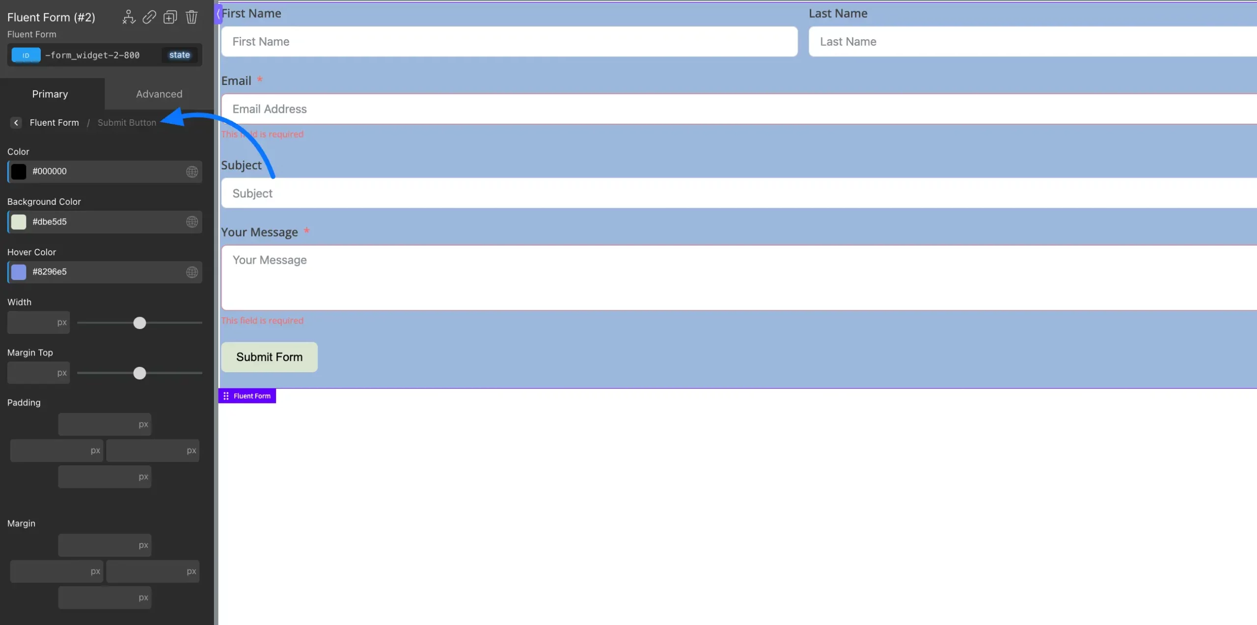 Submit Button