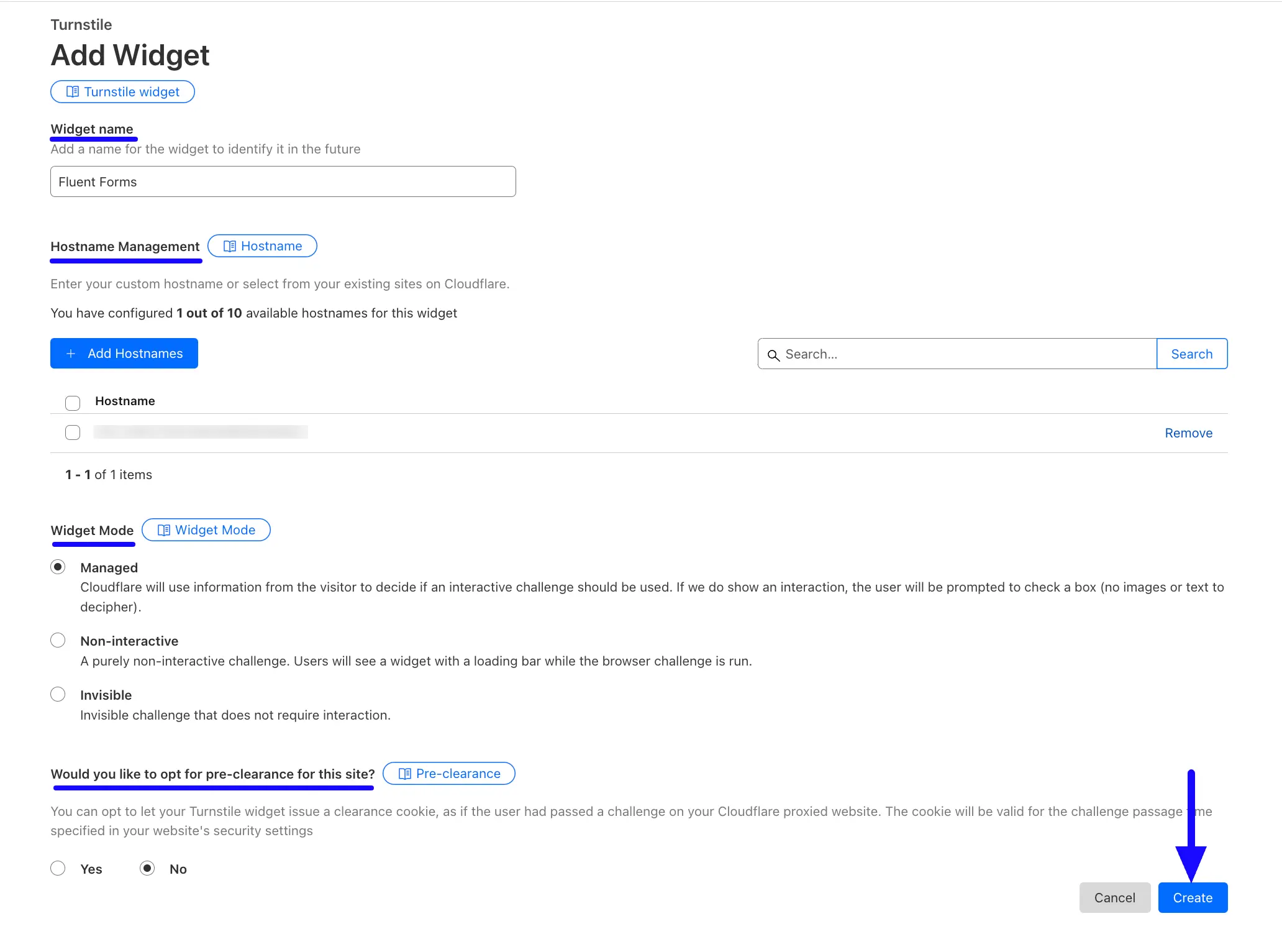 Create Button Fluent Forms