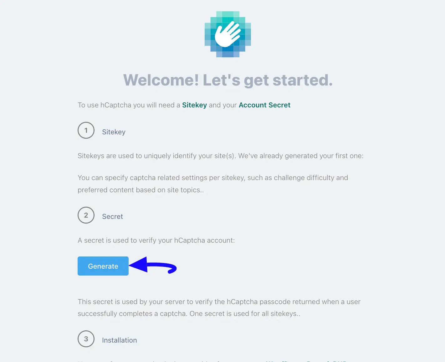 Generate Button Fluent Forms